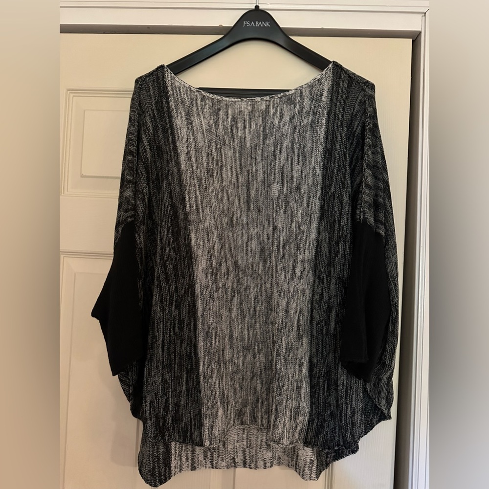 Wooden ships poncho sweater